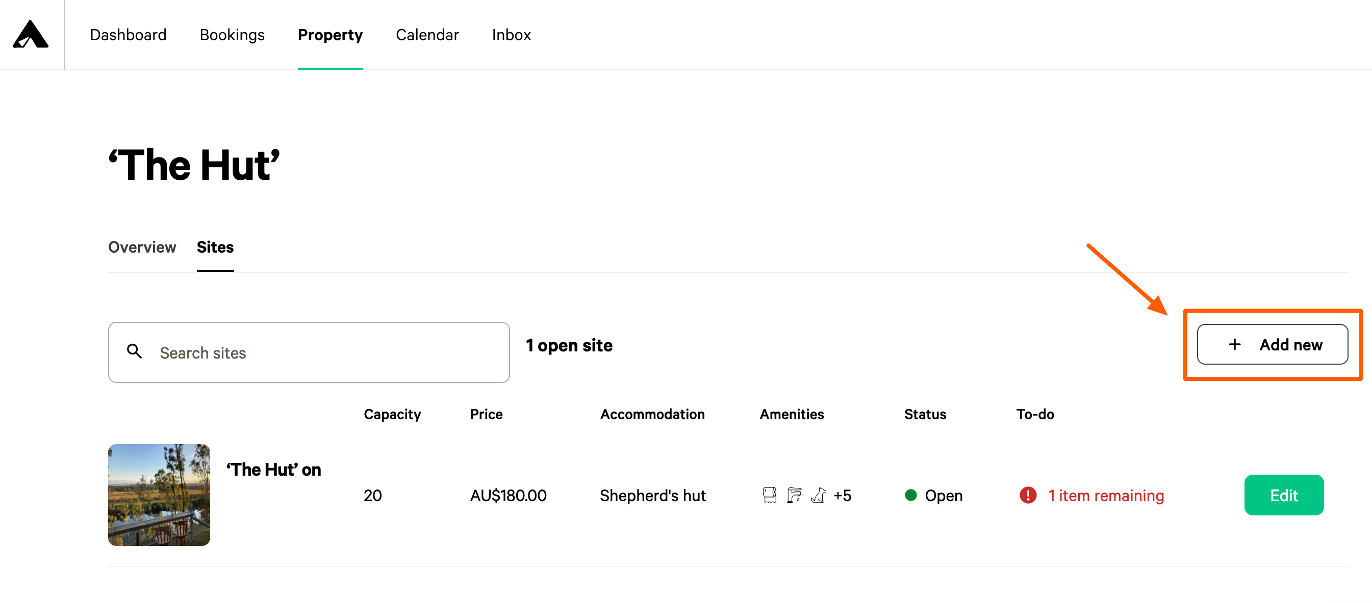 Add new designated site.png